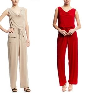 Emma & Michelle Red Jumpsuit